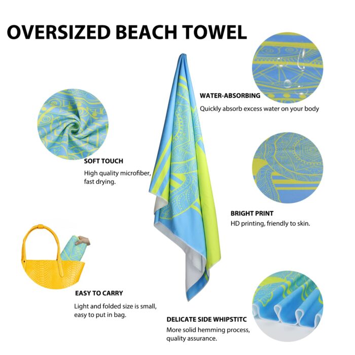 Quick Dry Sand Free Towel Detail