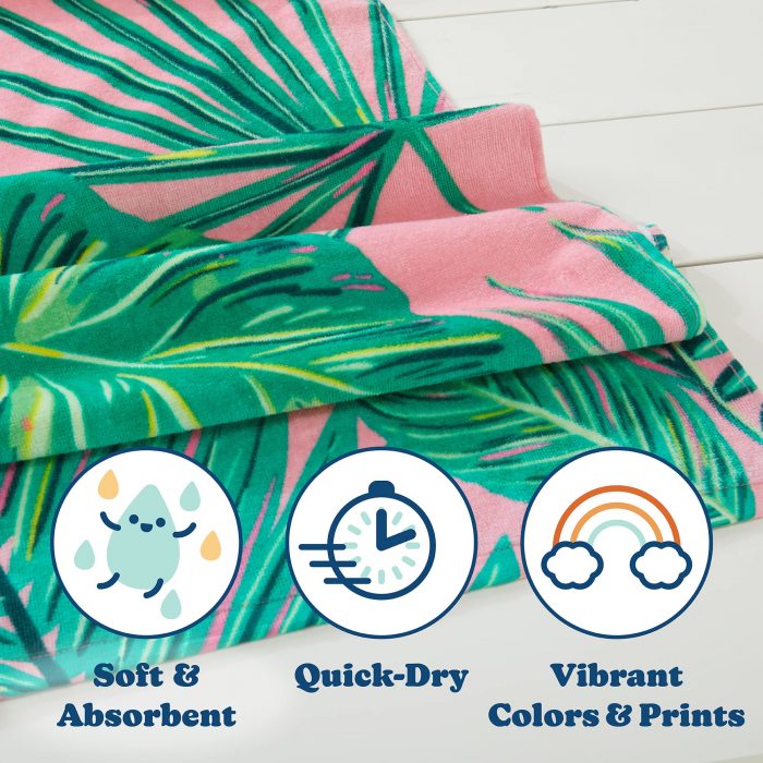 Tropical Beach Towels Detail