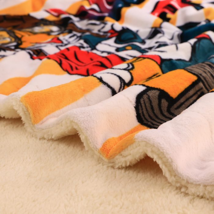 Custom Printed Fleece Blankets Detail