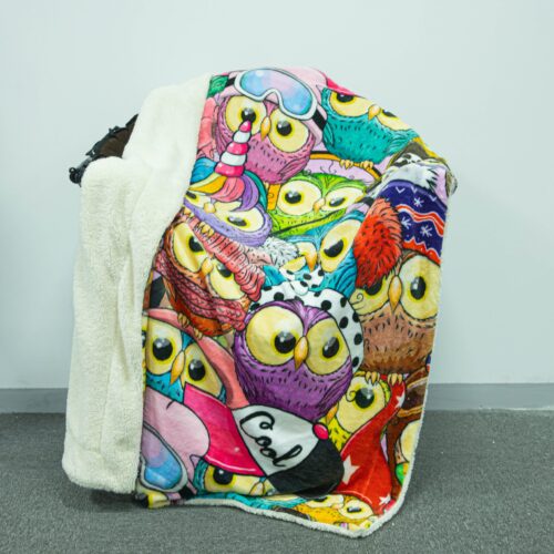 Custom Sherpa Throw Blanket
