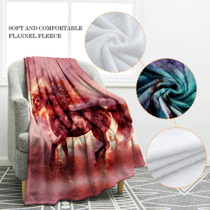 Customizable Fleece Blanket Detail