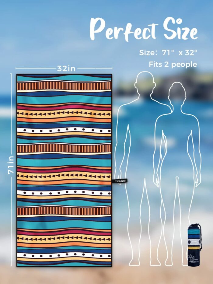 Microfiber Quick Dry Beach Towel Detail