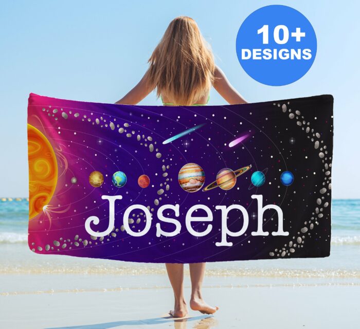 Personalized Adult Beach Towels for Couples