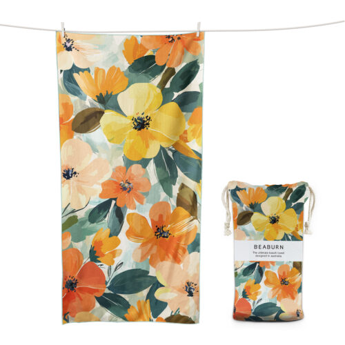 Orange Sunlight Floral
