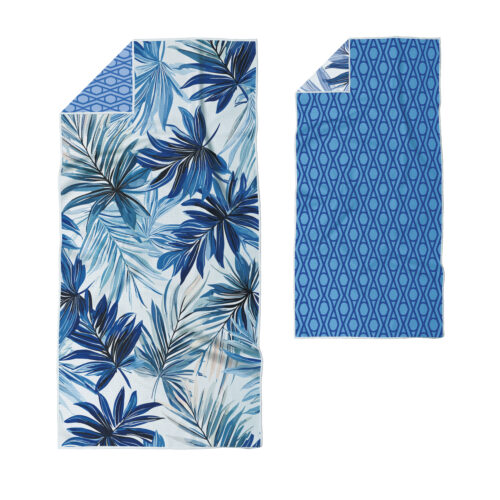 Ocean Breeze Serenity Blue Leaf