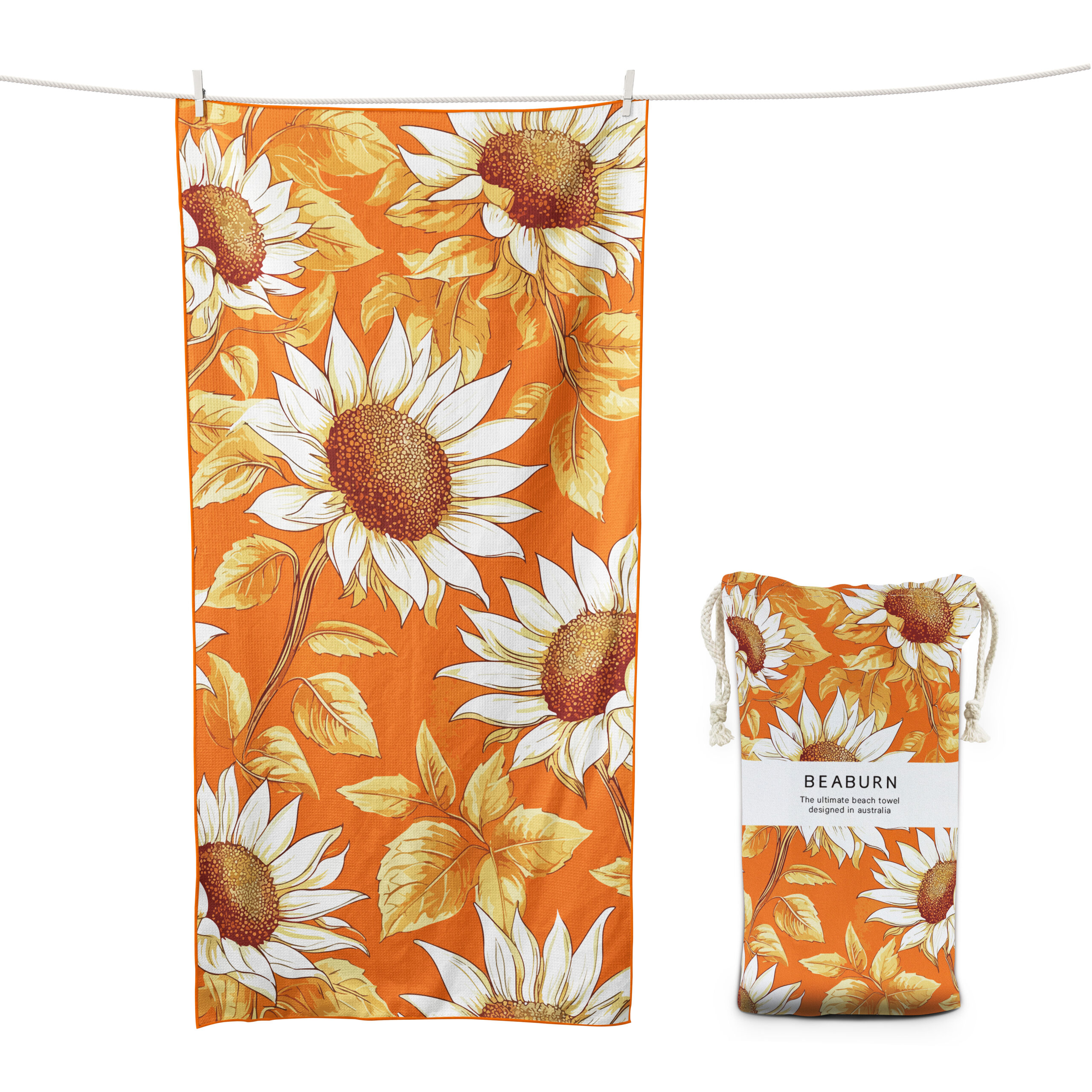 Orange Sunflower Autumn Glow